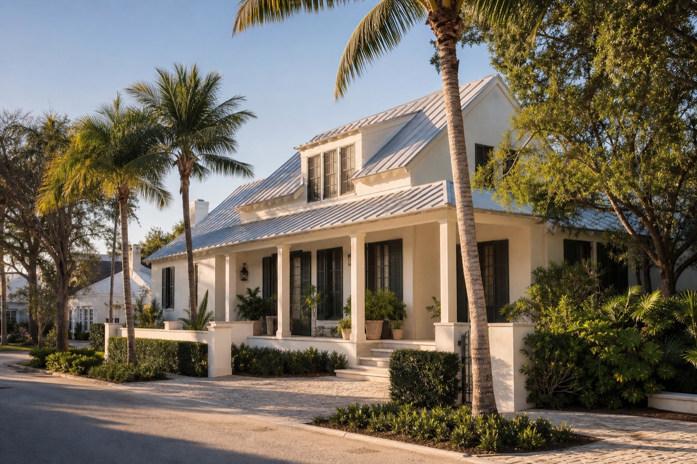 A coastal Florida home at morning light